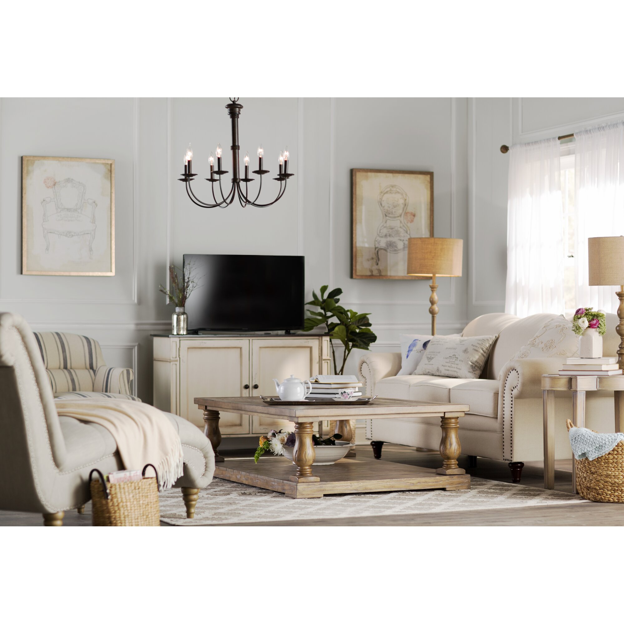 Lark Manor Versailles Living Room Chaise Lounge & Reviews | Wayfair